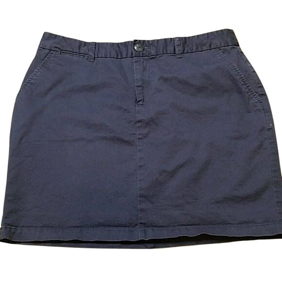 Gap stretch navy skirt 8 - Picture 1 of 3